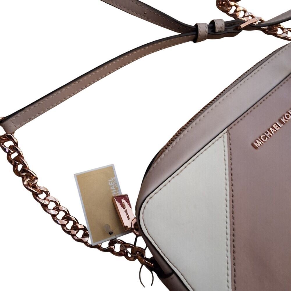 Michael Kors Large East West Tri-Color Pink Crossbody Frawn‎ - F6 - Picture 4 of 7